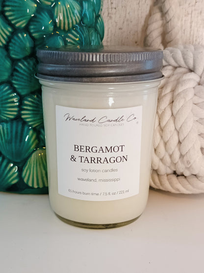 Bergamot & Tarragon Soy Candle