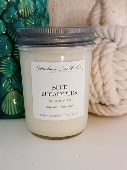 Blue Eucalyptus Soy Candles