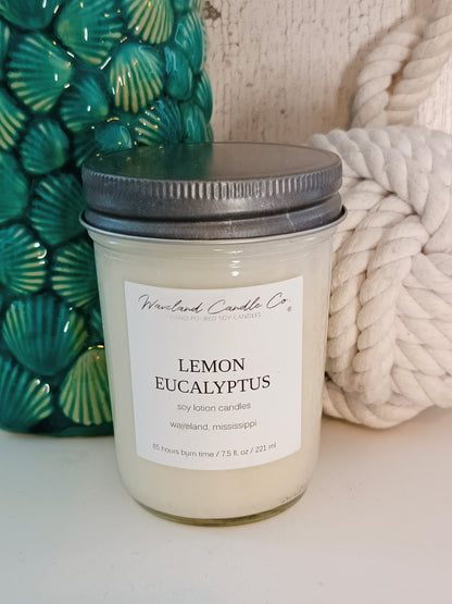 Lemon Eucalyptus Soy Candle