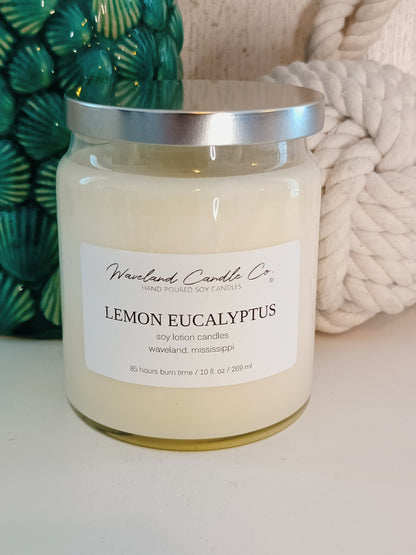 Lemon Eucalyptus Soy Candle