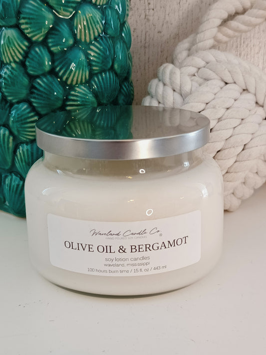 Olive Oil & Bergamot Soy Candle